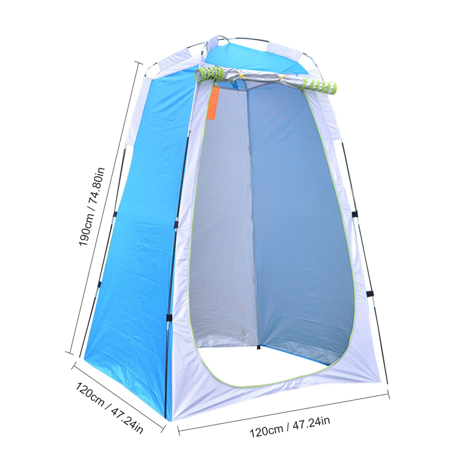 Portable Outdoor Toilet Privacy Shower Tent - size (120*120*190 cm)